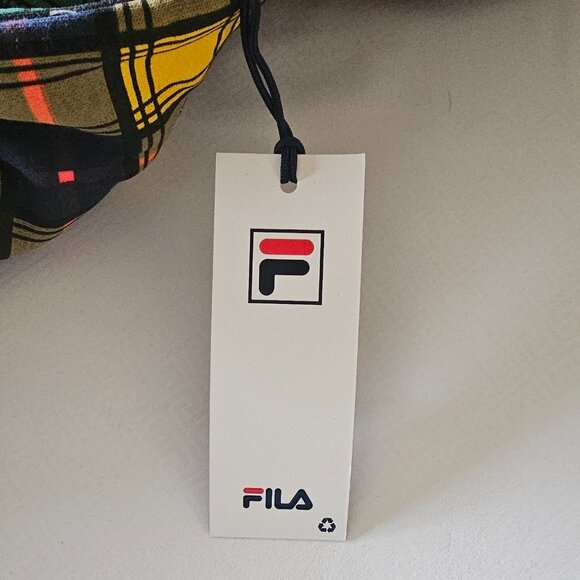 FILA Dorm Plaid Sweatshirt Hoodie Men's M NWT - Picture 6 of 8